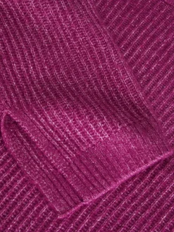 JXSIGGA DIVERSE CREW NECK KNIT SN fuchsia red