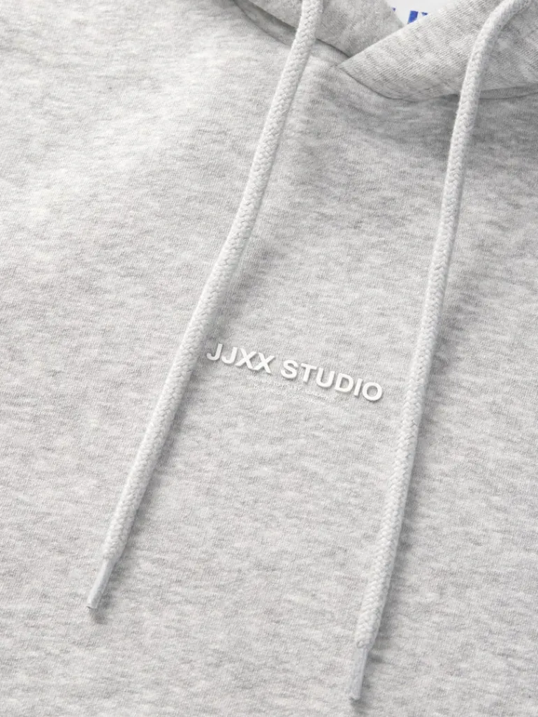 JXSTUDIO VESTERBRO LS RLX HOOD SWT NOOS light grey melange
