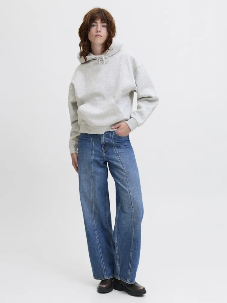 JXSTUDIO VESTERBRO LS RLX HOOD SWT NOOS light grey melange