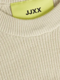 JXTILDE CREW NECK KNIT bone white