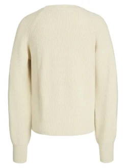 JXTILDE CREW NECK KNIT bone white