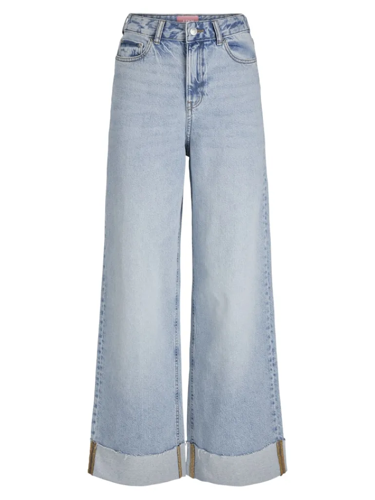 JXTOKYO WIDE FOLD UP HW R6169 DNM LN light blue denim