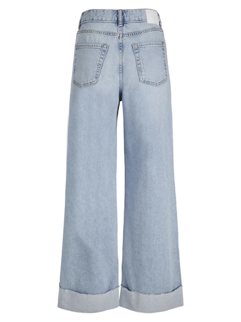 JXTOKYO WIDE FOLD UP HW R6169 DNM LN light blue denim