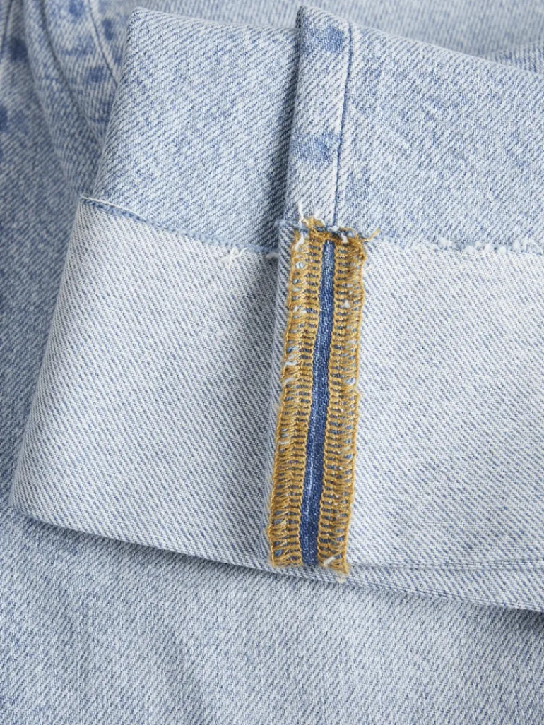 JXTOKYO WIDE FOLD UP HW R6169 DNM LN light blue denim