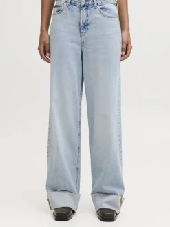 JXTOKYO WIDE FOLD UP HW R6169 DNM LN light blue denim