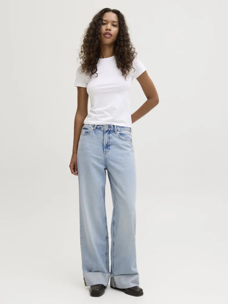 JXTOKYO WIDE FOLD UP HW R6169 DNM LN light blue denim