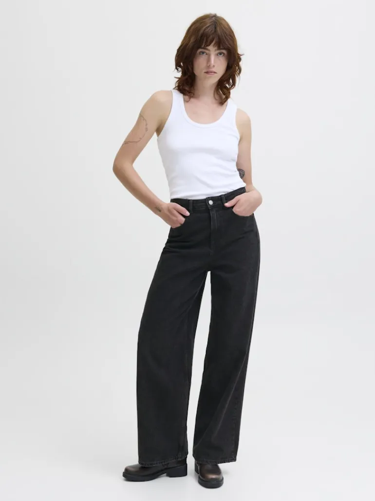 JXTOKYO WIDE HW C6145 JEANS DNM NOOS black denim
