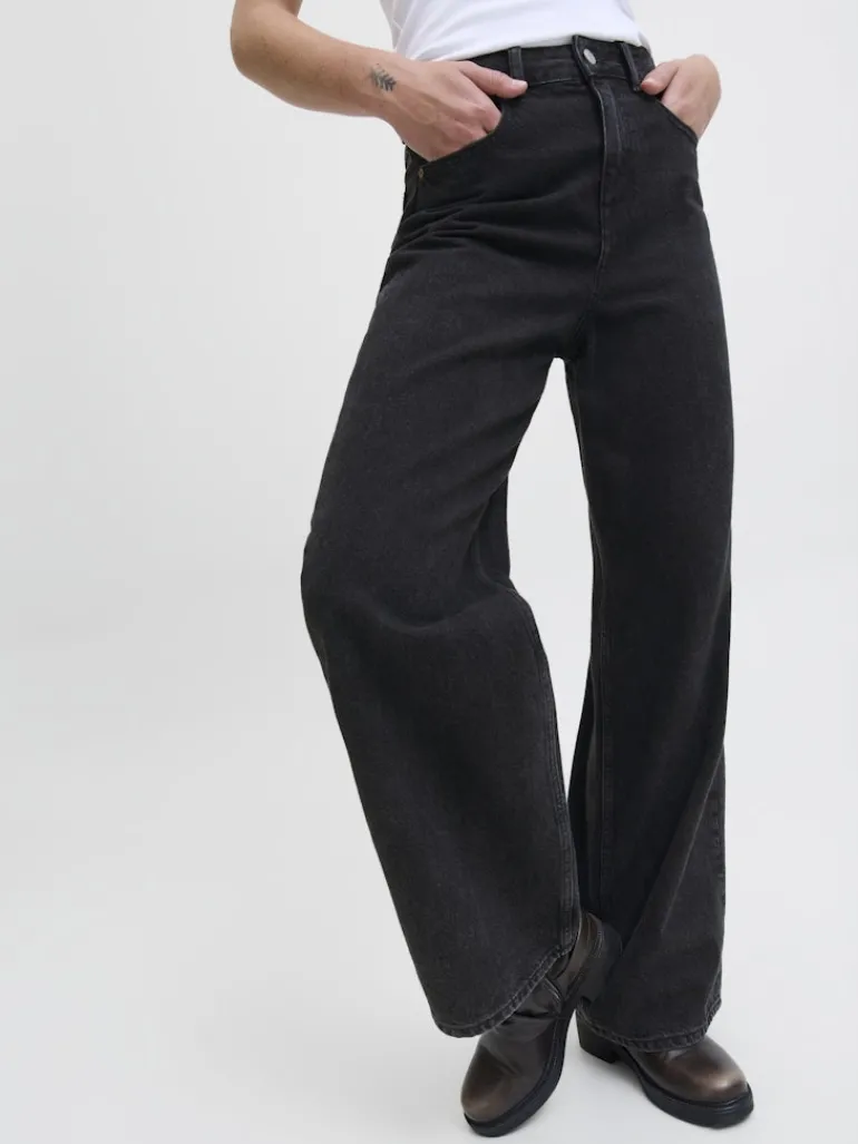 JXTOKYO WIDE HW C6145 JEANS DNM NOOS black denim