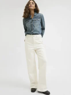 JXTOKYO WIDE HW JEANS C6171 DNM NOOS white denim