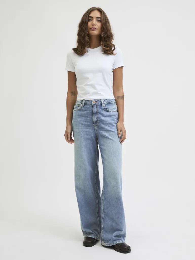 JXTOKYO WIDE HW JEANS R6078 DNM NOOS light blue denim