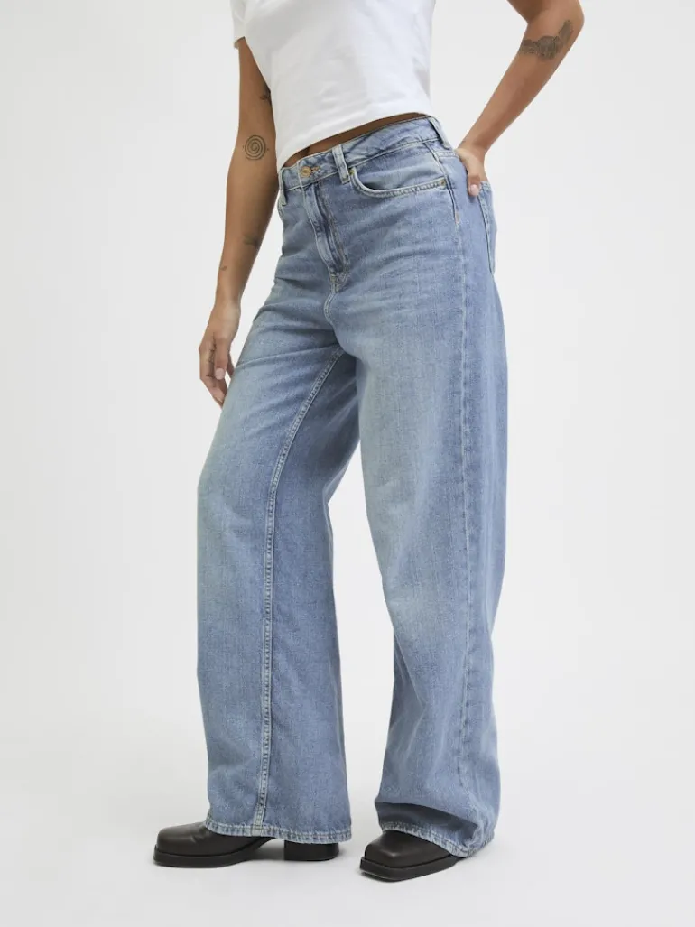 JXTOKYO WIDE HW JEANS R6078 DNM NOOS light blue denim