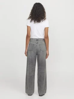JXTOKYO WIDE HW R6223 JEANS DNM grey denim