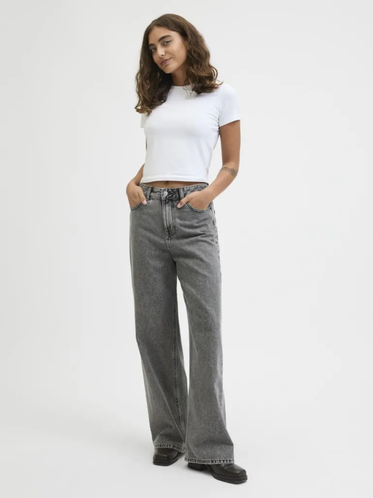 JXTOKYO WIDE HW R6119 JEANS DNM NOOS grey denim