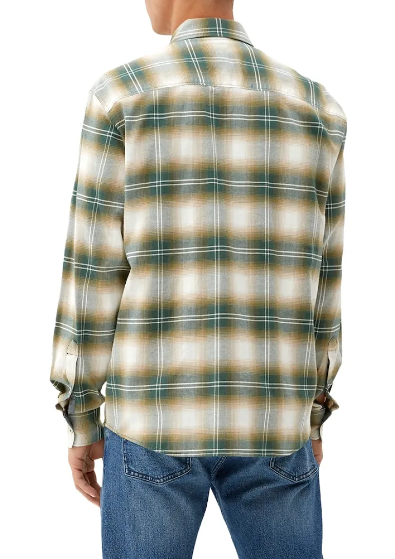 Karohemd beige