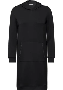 Kleid mit Kapuze black