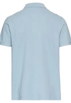 Kurzarm Poloshirt aus Baumwolle smoke blue
