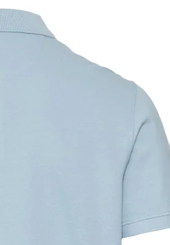 Kurzarm Poloshirt aus Baumwolle smoke blue