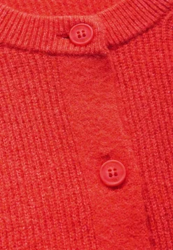 Kurzer Cardigan juicy orange melange