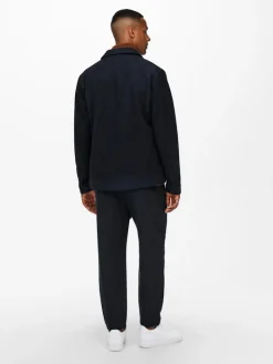 Kurze Wolljacke Dex dark navy