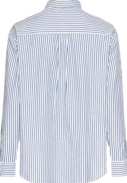 Langarmbluse mit Knopfleiste stripes