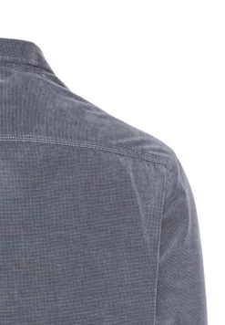 Langarm Hemd in Regular Fit aus Cord denim blue