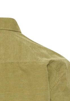 Langarmhemd mit aufgesetzten Taschen mossstone