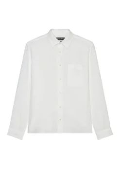 Langarm-Hemd regular white