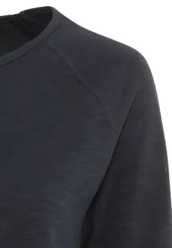 Langarmshirt aus reiner Baumwolle dark navy