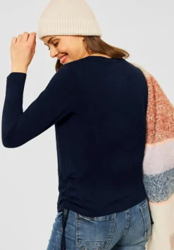 Langarmshirt mit Fotoprint deep blue