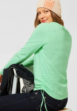 Langarmshirt mit Fotoprint fun green