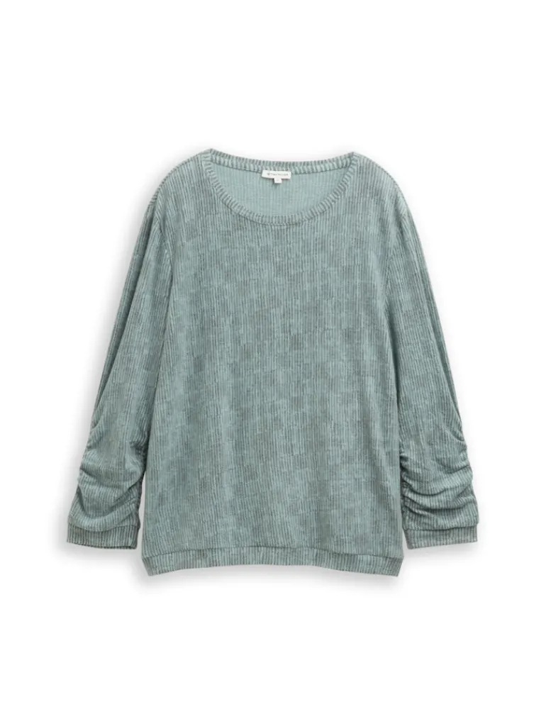Langarmshirt mit Print irregular moss cosy print