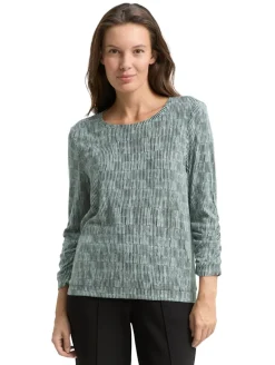 Langarmshirt mit Print irregular moss cosy print
