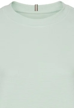 Langarm Sweatshirt aus reiner Baumwolle light peppermint