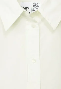 Lange Bluse aus Baumwolle vanilla white