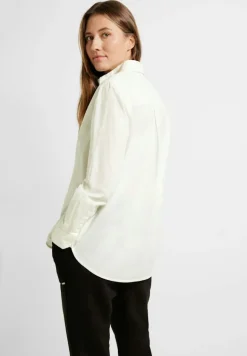 Lange Bluse aus Baumwolle vanilla white