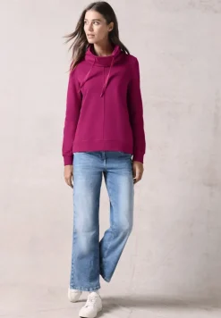 Langes Sweatshirt jewel pink
