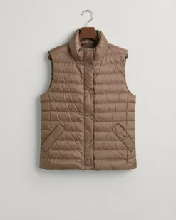 Leichte Daunenweste desert brown