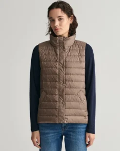 Leichte Daunenweste desert brown