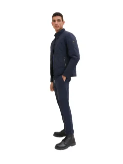 Leichte Jacke mit Waffeloptik sky captain blue