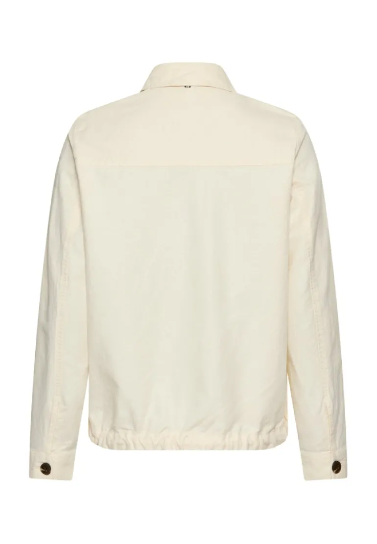 Leichter Blazer aus einem Leinenmix bone white
