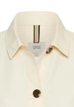 Leichter Blazer aus einem Leinenmix bone white