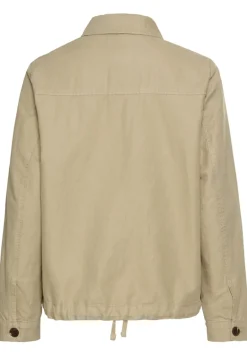 Leichter Blazer aus einem Leinenmix dark straw