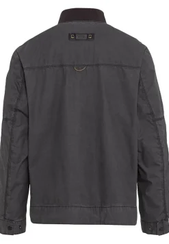 Leichter Blouson aus Baumwolle im Washed Look asphalt