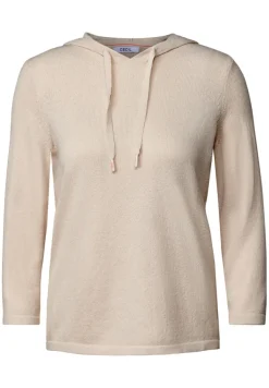 Leichter Hoodie pearl beige