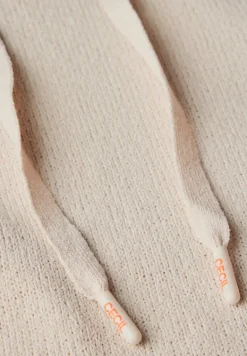 Leichter Hoodie pearl beige