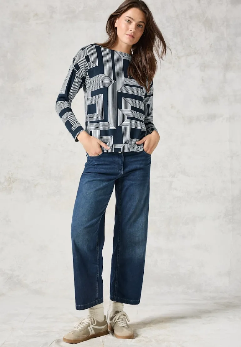 Leichtes Sweatshirt deep petrol