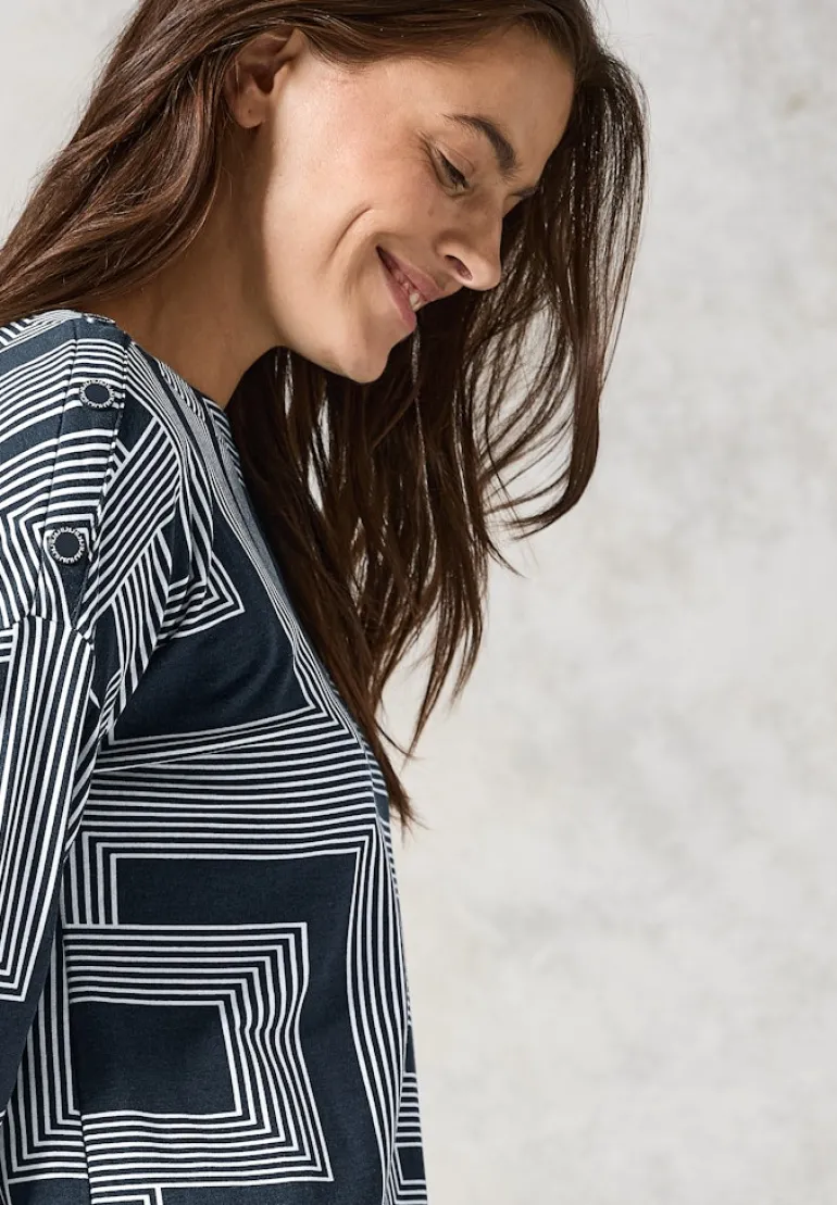 Leichtes Sweatshirt deep petrol