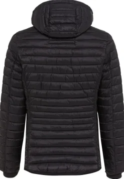 Leicht wattierte Steppjacke aus recyeltem Polyamid black