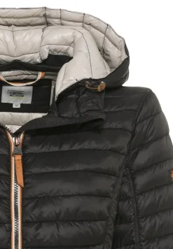 Leicht wattierte Steppjacke aus recyeltem Polyamid black