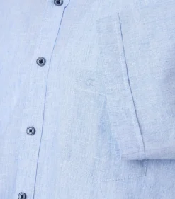 Leinenhemd blau